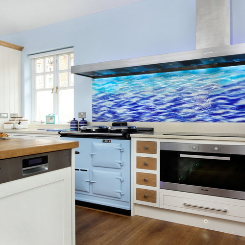 Bespoke Ceramic Kitchen Splashback Tiles — handmade ceramics by Kiln & Co