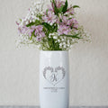 Bespoke Ceramic Wedding Vase — Pair — handmade ceramics by Kiln & Co