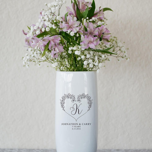 Bespoke Ceramic Wedding Vase — Pair — handmade ceramics by Kiln & Co