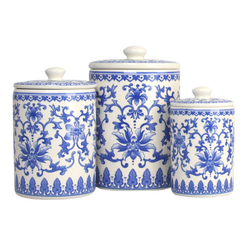 Bespoke Porcelain Kitchen Canister Set — handmade ceramics by Kiln & Co
