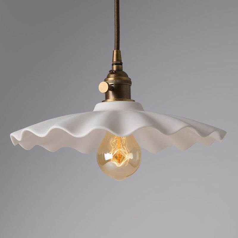 Bespoke Porcelain Pendant Light Shade — handmade ceramics by Kiln & Co