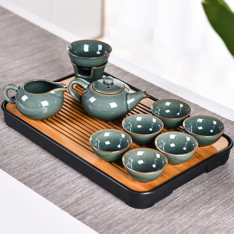 Celadon Teaware Set — Gongfu Style — handmade ceramics by Kiln & Co