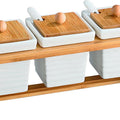 Ceramic Condiment Set — 3 Jars — handmade ceramics by Kiln & Co