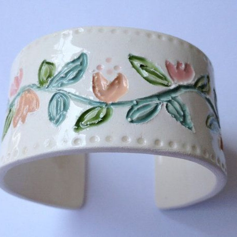 Ceramic Cuff Bracelet — handmade ceramics by Kiln & Co