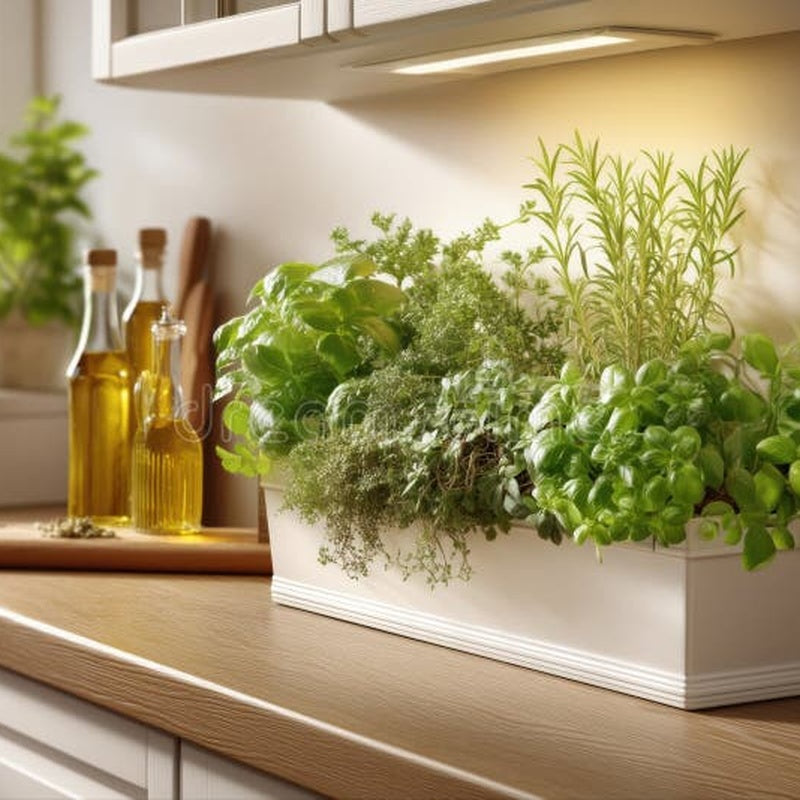 Ceramic Kitchen Herb Garden — Wall-Mounted — handmade ceramics by Kiln & Co