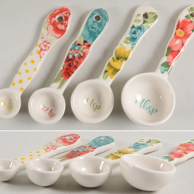 Ceramic Measuring Spoon Set — handmade ceramics by Kiln & Co