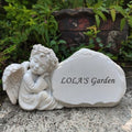Ceramic Memorial Garden Stone — handmade ceramics by Kiln & Co