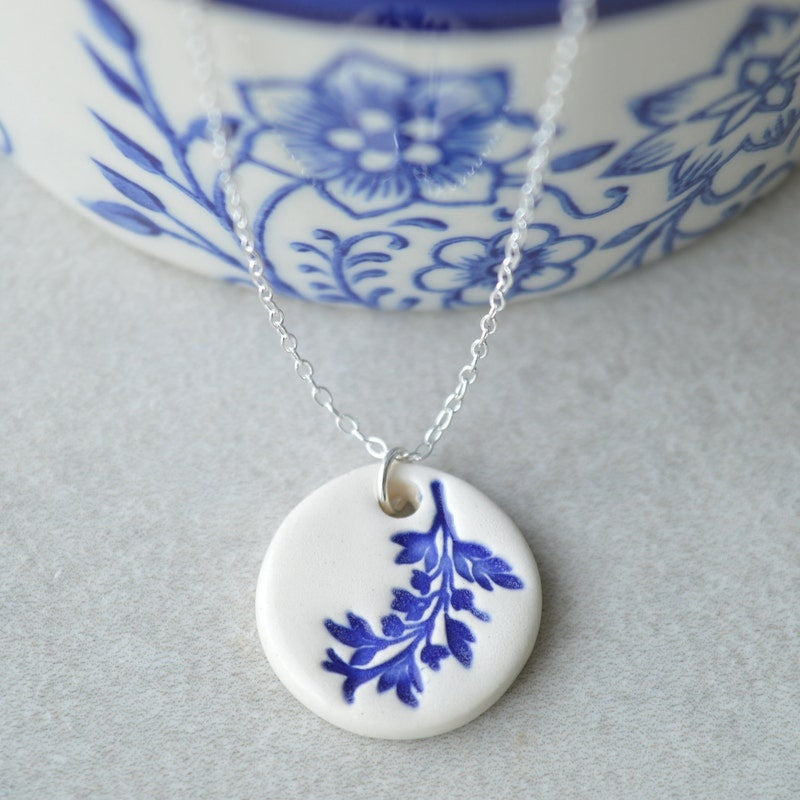 Ceramic Pendant Necklace — handmade ceramics by Kiln & Co