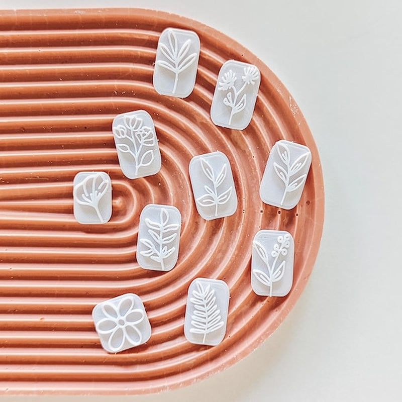 Ceramic Stamp — Botanical — handmade ceramics by Kiln & Co