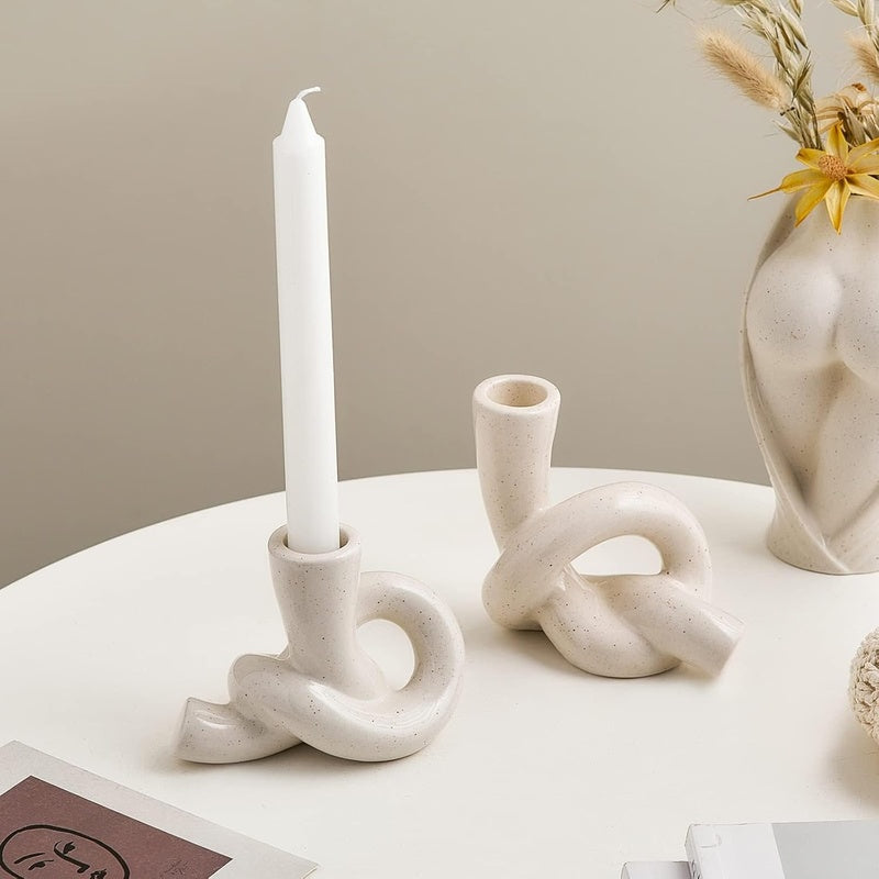 Ceramic Taper Candle Holder — handmade ceramics by Kiln & Co