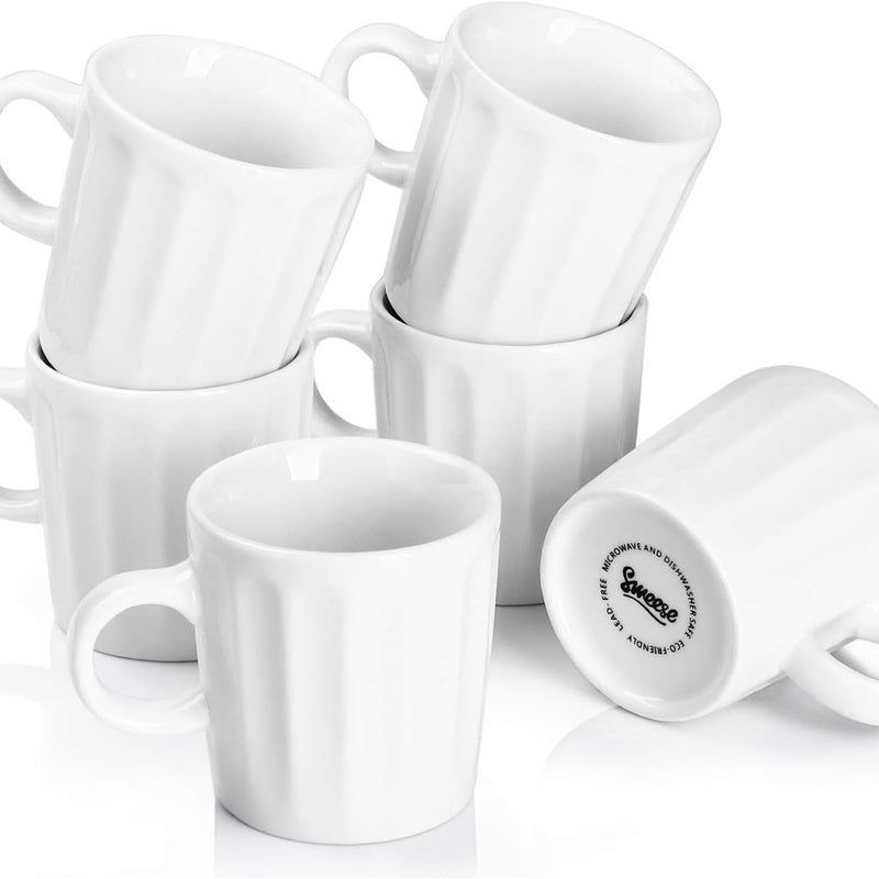 Fluted Porcelain Espresso Cup — handmade ceramics by Kiln & Co