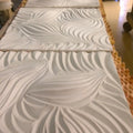 Hand-Carved Porcelain Panel — Wall Installation — handmade ceramics by Kiln & Co