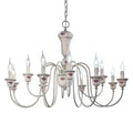 Handmade Ceramic Chandelier — 12 Shades — handmade ceramics by Kiln & Co