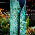 Large Hand-Built Raku Sculpture — Garden — handmade ceramics by Kiln & Co