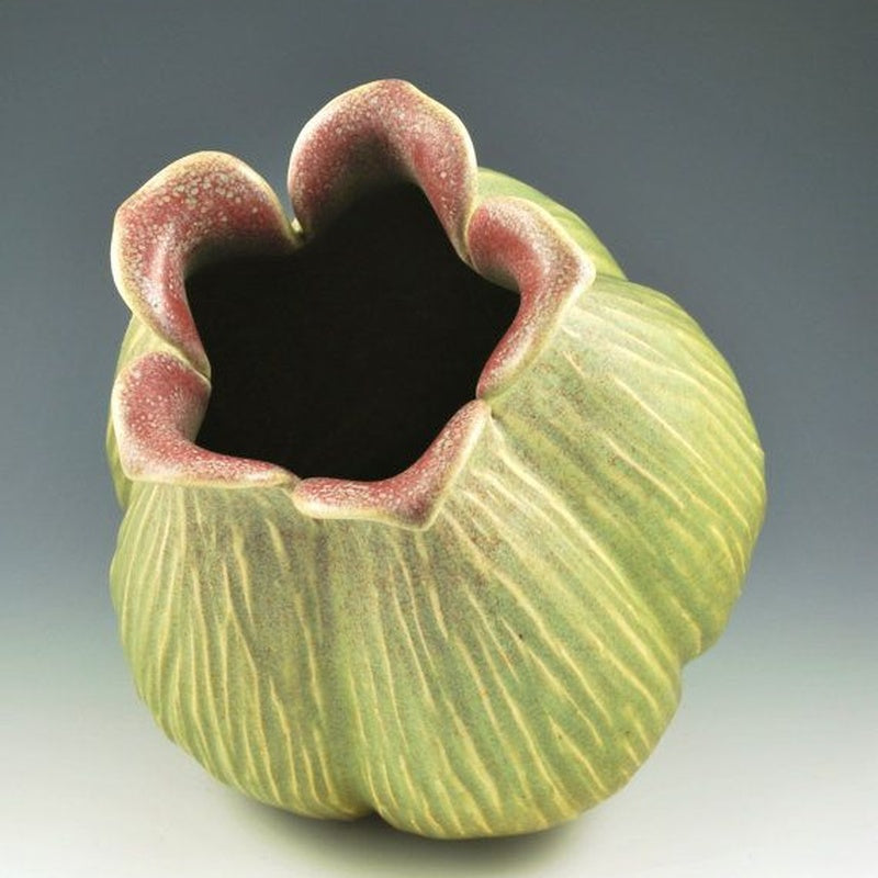 Pinched Organic-Form Vase — handmade ceramics by Kiln & Co