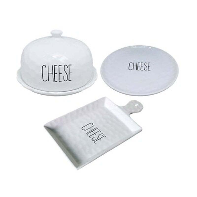 Porcelain Cheese Dome & Board Set — handmade ceramics by Kiln & Co