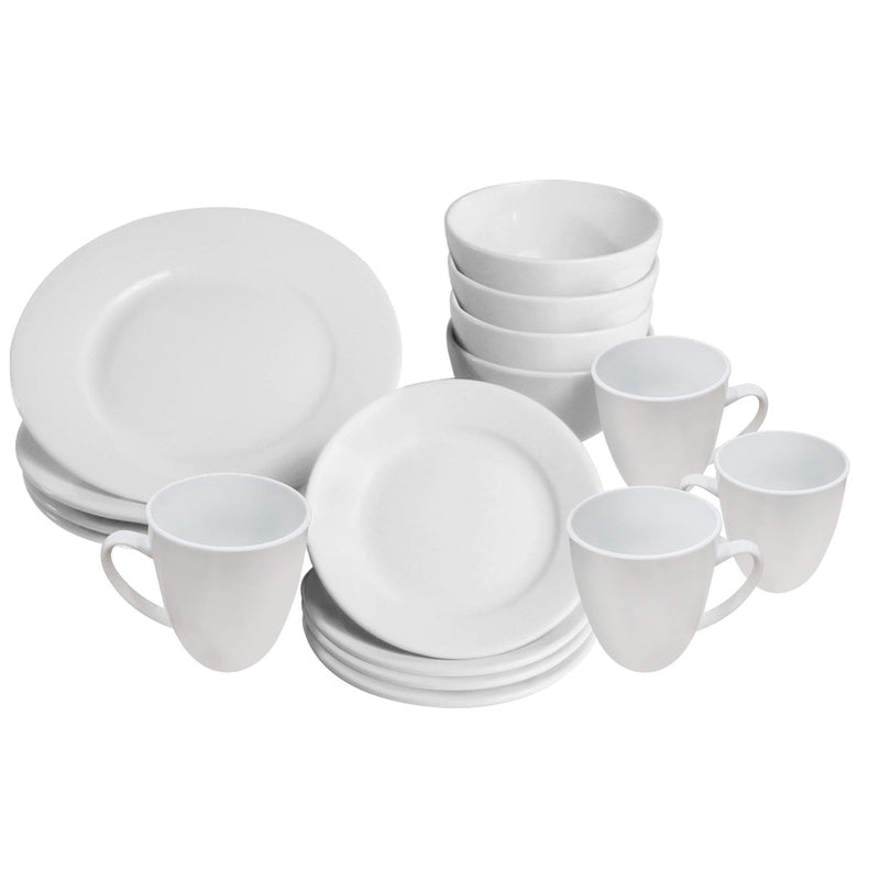 Porcelain Dinner Service — Set of 4 — handmade ceramics by Kiln & Co