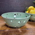 Porcelain Fruit Bowl — Celadon — handmade ceramics by Kiln & Co