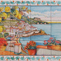 Set of 12 Hand-Painted Porcelain Tiles — Art Installation — handmade ceramics by Kiln & Co