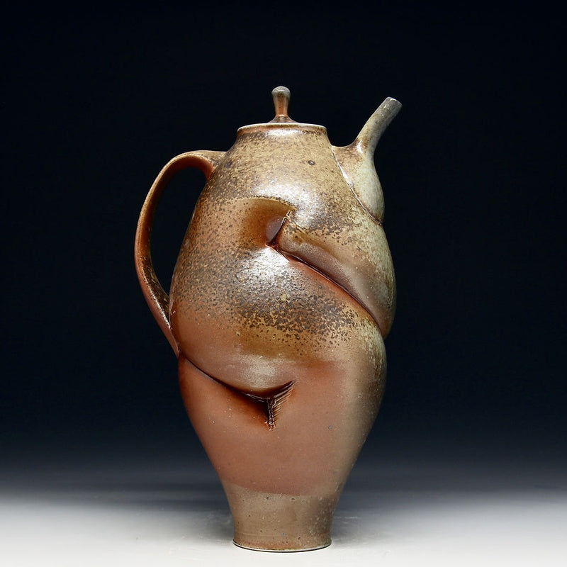 Soda-Fired Teapot — Tall — handmade ceramics by Kiln & Co