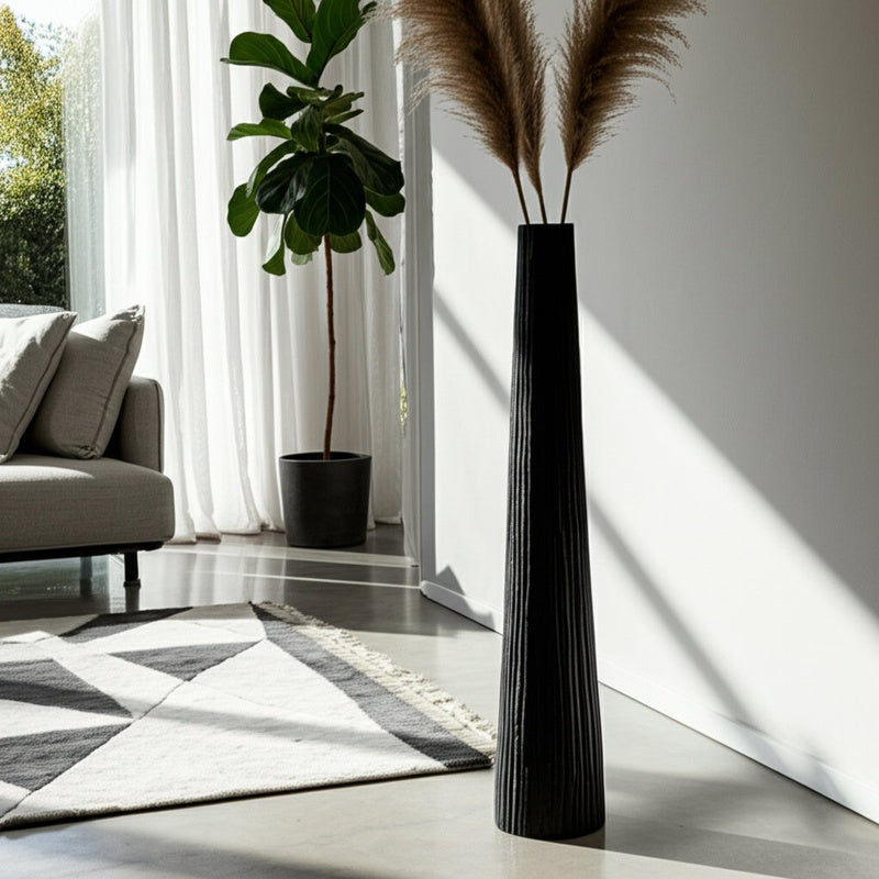 Statement Sculptural Floor Vase — handmade ceramics by Kiln & Co