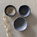 Wabi-Sabi Pinch Pot — Set of 3 — handmade ceramics by Kiln & Co