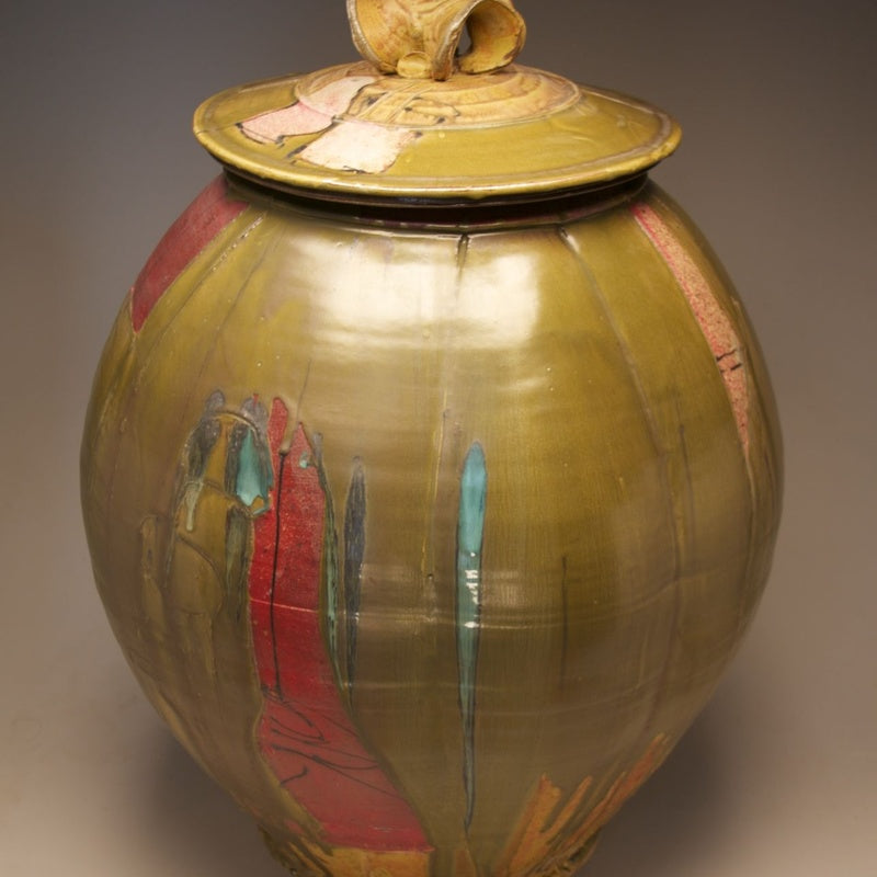Wood-Fired Salt-Glazed Storage Jar — Large — handmade ceramics by Kiln & Co